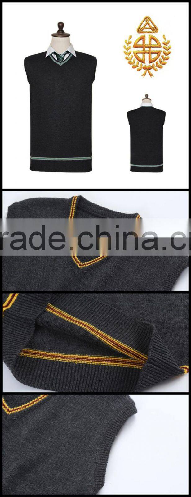 Harry Potter Sweater Cosplay Wool V-Neck Vest Uniform Fancy Dress Xmas Gift