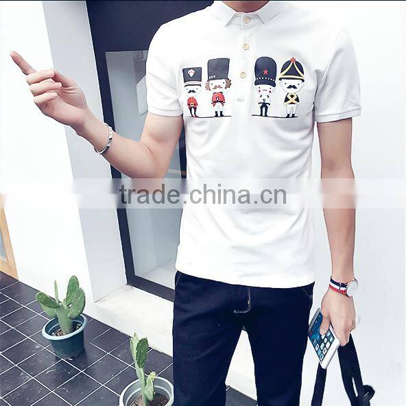 hot sale high quality custom 100% cotton new design printed polo shirt for men