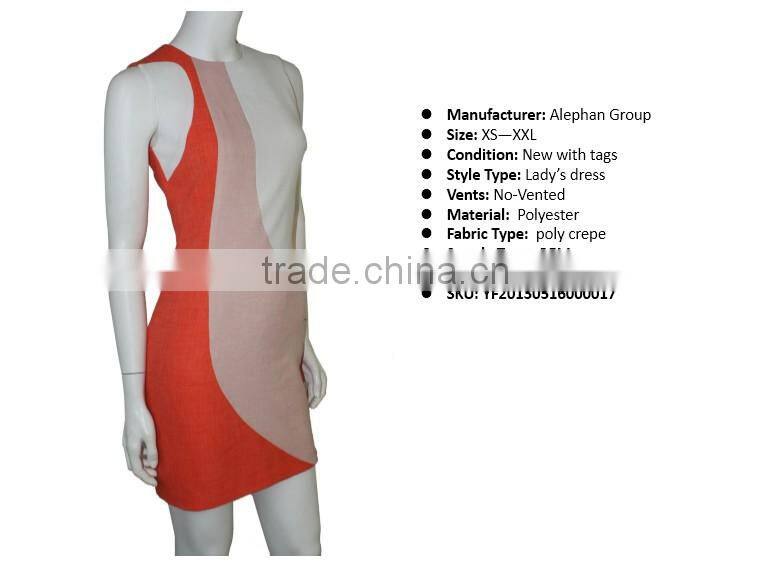 2014-2015 new design sexy dress custom made summer dress lady style