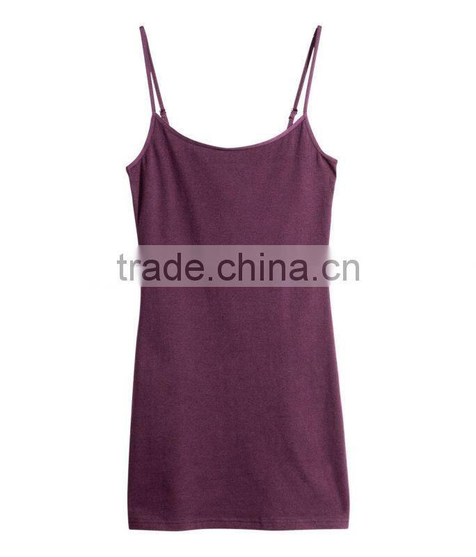 Ladies Tank Top with Adjustable Shoulder Straps