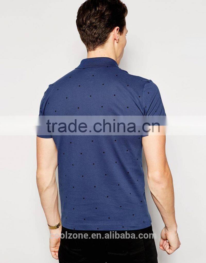2015 fashion comfortable short sleeve slim fit polo shirt