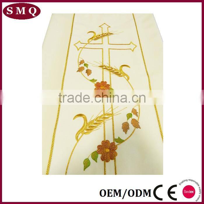 Ivoy wheat embroidery monastic church vestment