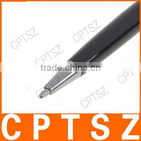 2-in-1 Ballpoint Pen + Capacitive Touchpad Stylus Pen for Apple iPad/iPhone/Touch - Black + Silver