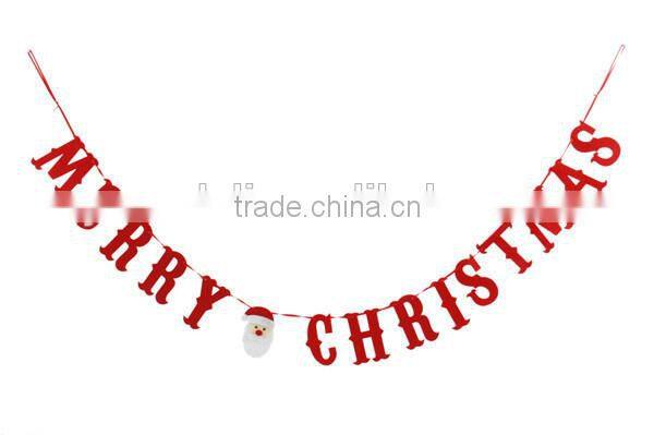 1.2 meter felt Merry Christmas XMAS bunting garland party home decoration gift
