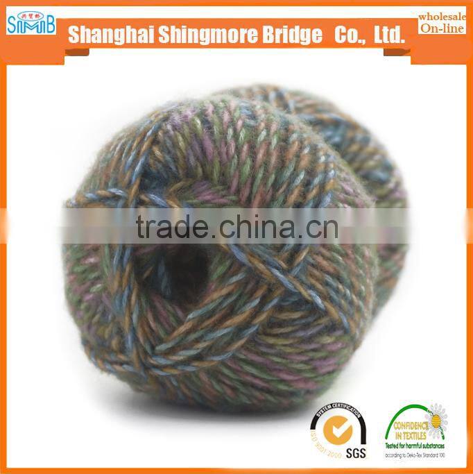china suppliers supply high quality air yarn, 1/2.2Nm Acrylic polyester blend yarn with cheap price, hand knitting yarn for hat