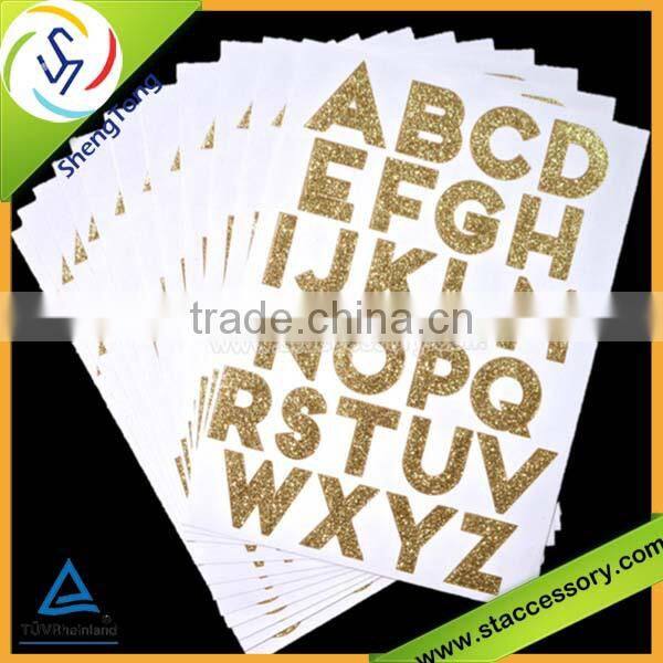 wholesale adhesive rhinestone letters stickers