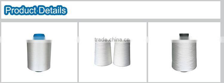 supplier of bleached white 100% trilobal polyester embroidery thread