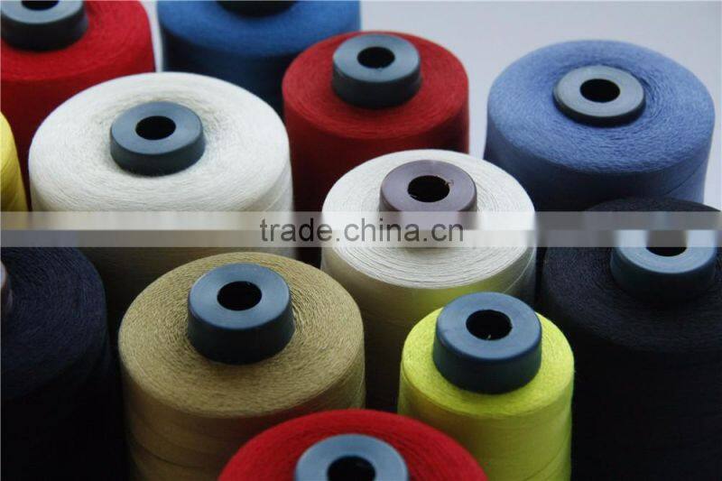 Aramid sewing thread use meta-aramid fiber yarn for colorful China sewing thread