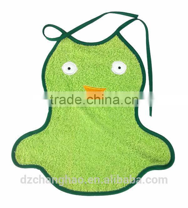 100%cotton terry embroidery baby bib