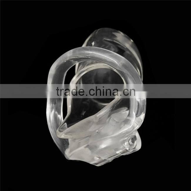 100% Biosourced Resin Male Chastity Device With 4 Size Penis Ring Cock Cages Ring Virginity Lock Belt Sex Toy for Men Penis Lock