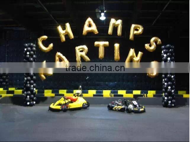Cheap inflatable alphabet shaped helium letter foil balloon
