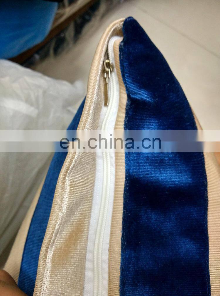 Wholesale Custom Striped Throw Pillow Bedding Sets