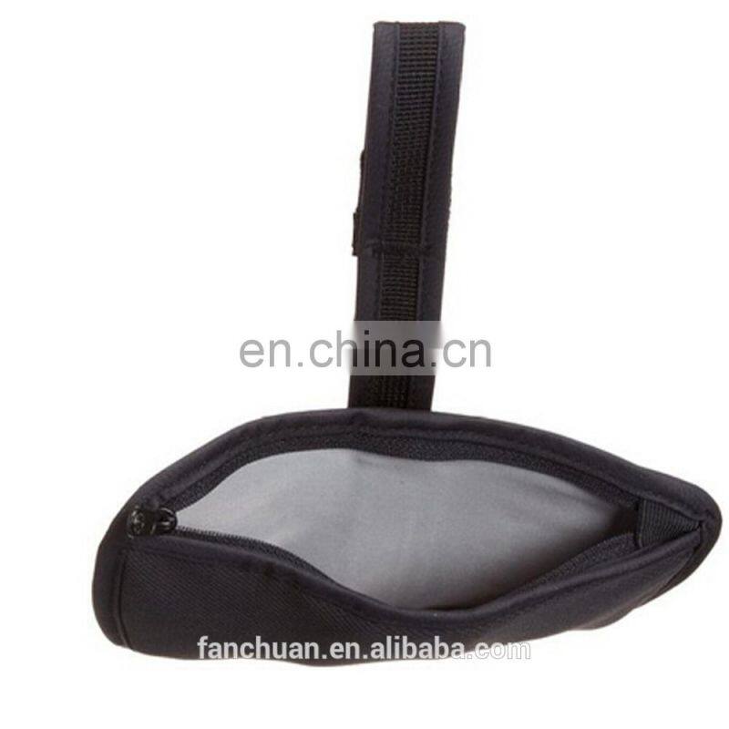 Black Color RFID Nylon Hidden Secret Money Belt