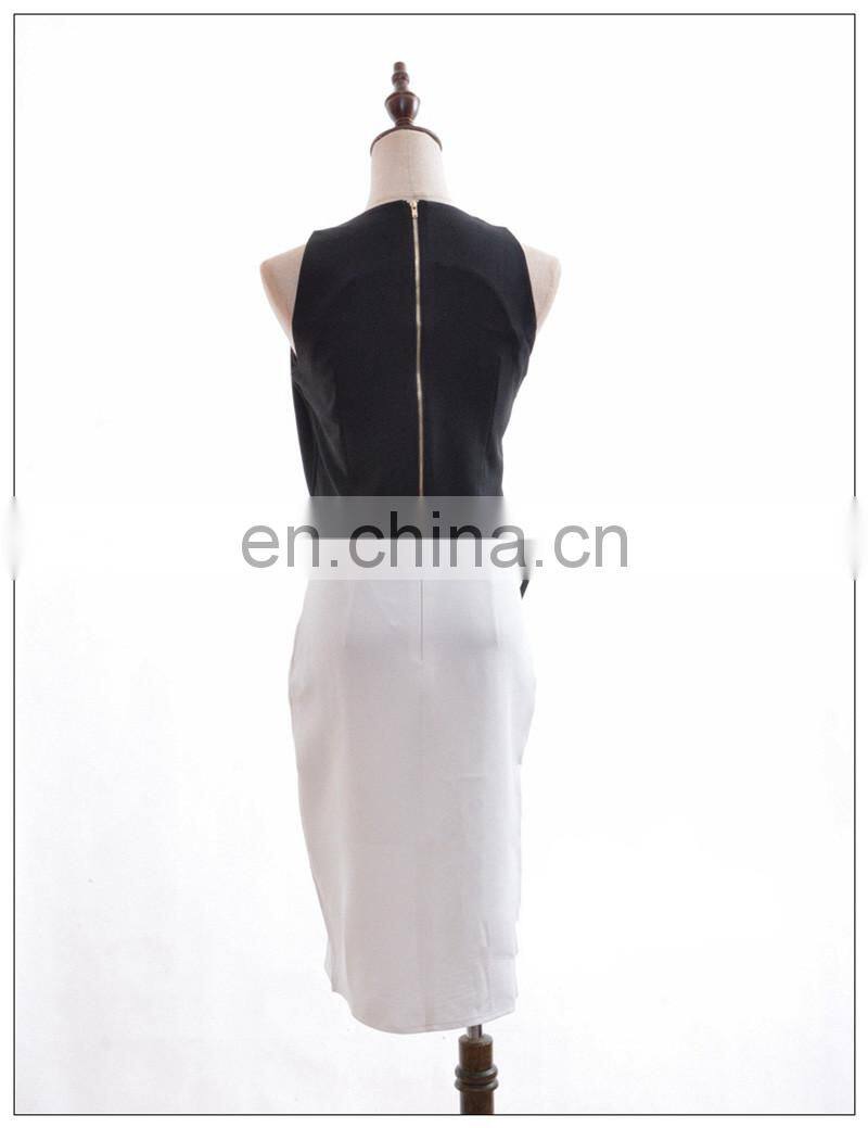 fashionable sleeveless tops with long dresses for office dress