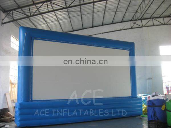 Inflatable movie screen with customized size for sale