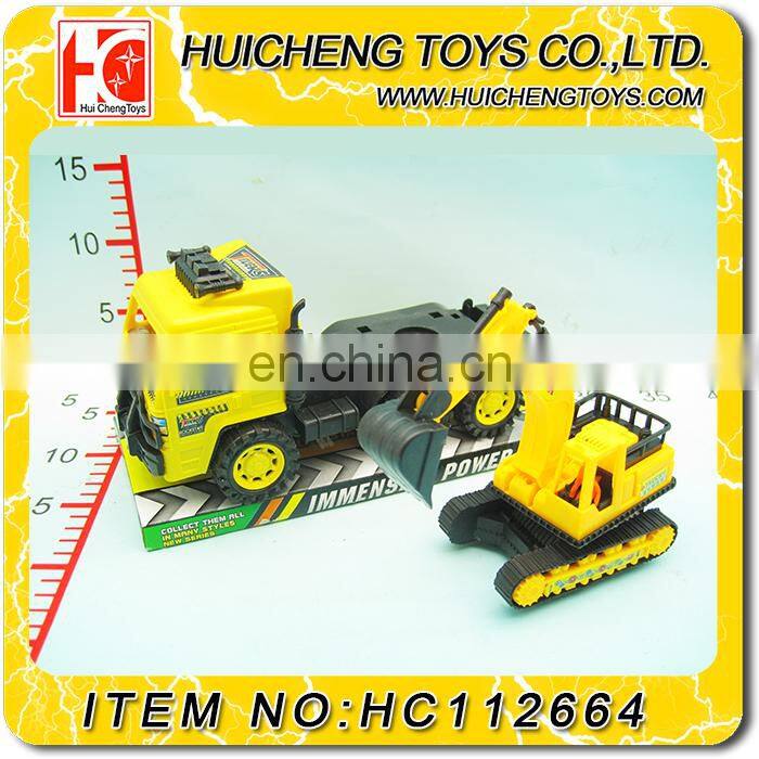 Lovely cute inertia car series safety PP material small friction truck toy EN71, 7P