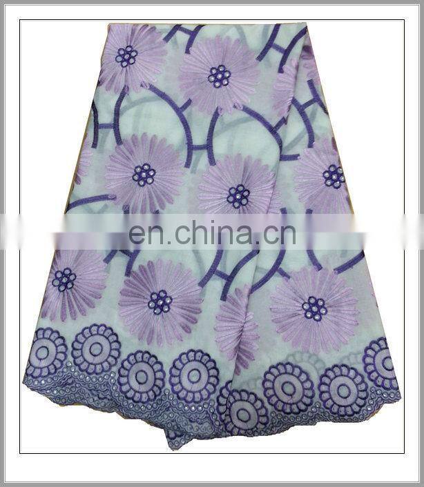 high quality swiss cotton voile lace(CH056H)