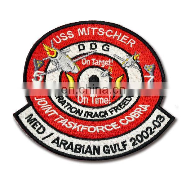 Customized iron glue embroidery patch