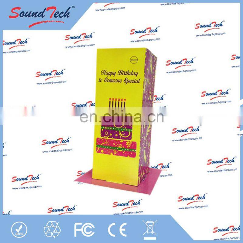 Just for You Fiber Optics Light Up paper bag vase, paper flower vase