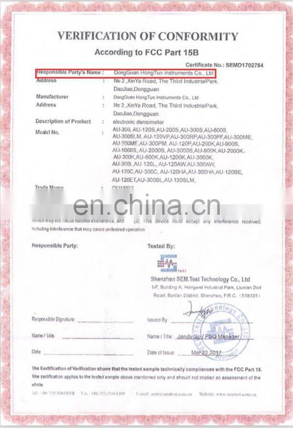 Digital Electronic Gold Silver Purity Testing Machine Price ( CE , FCC Certification )