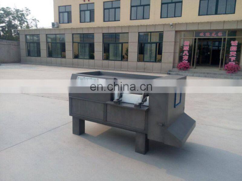 automatic frozen beef cube dicer/chicken breast dicing machine/poultry meat cutting machine