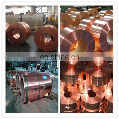 The customized diameter length copper tube coil for air conditioners