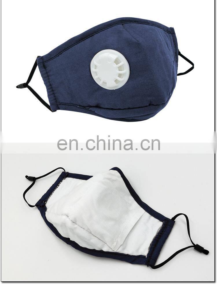 EU Standard Light Blue Custom Cotton Mask Carbon Filter