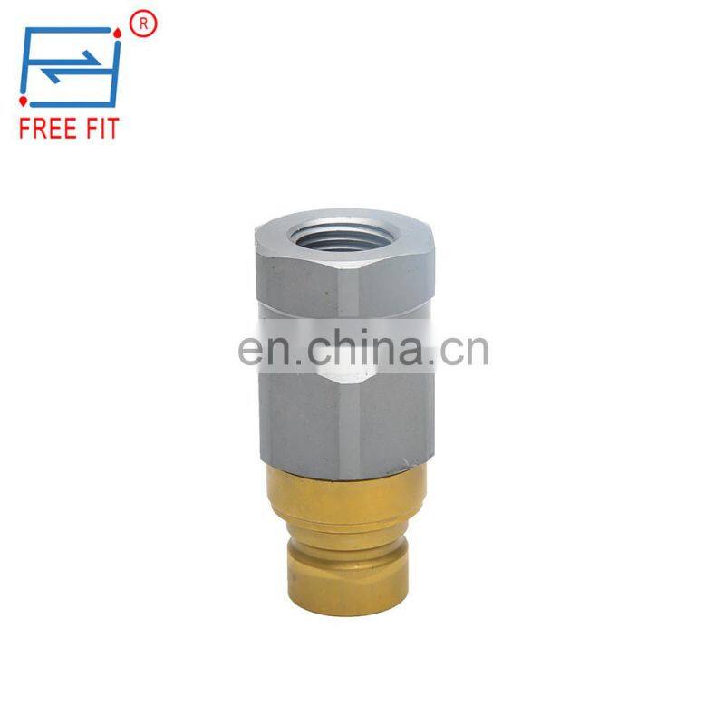 1/4 NPT ISO 16028 hydraulic quick release flat face type release connect coupling excavator break hammer