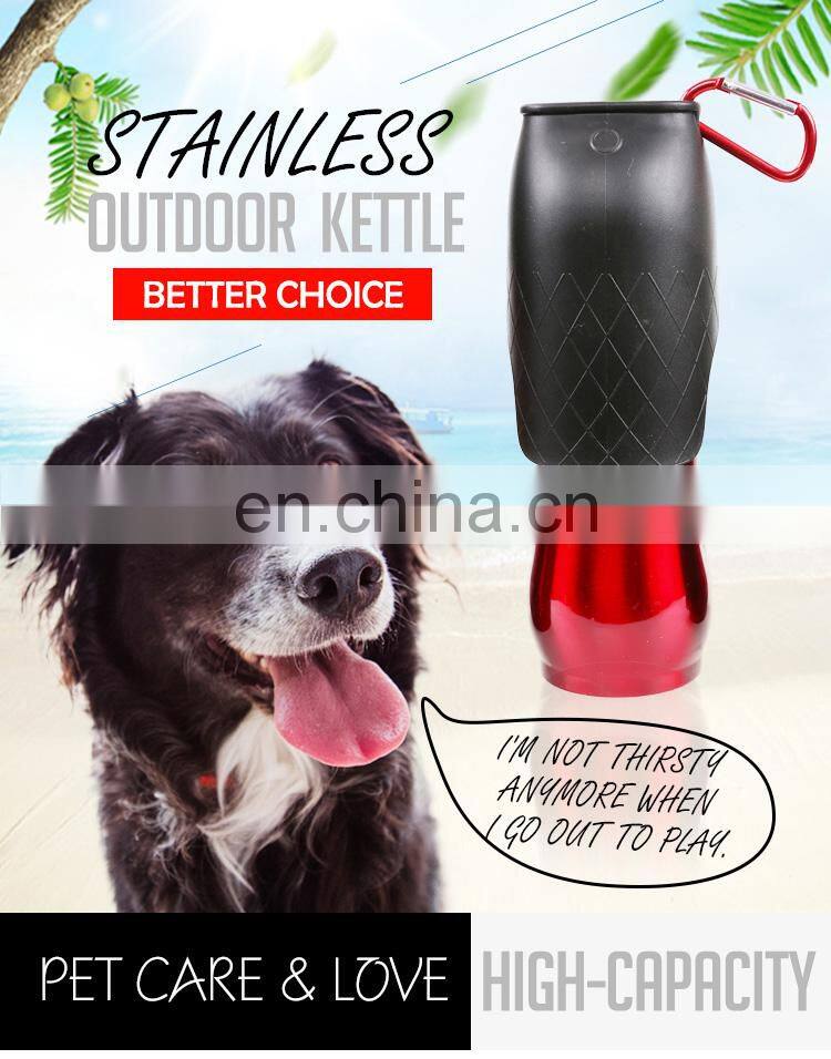 300ML 600ML 750ML Factory Direct Sale Pet Drinking Bottle Stainless Steel Water Outdoor Sport Bottle