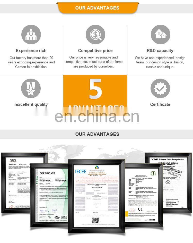 New home decoration LED lights and modern table lamp for indoor room