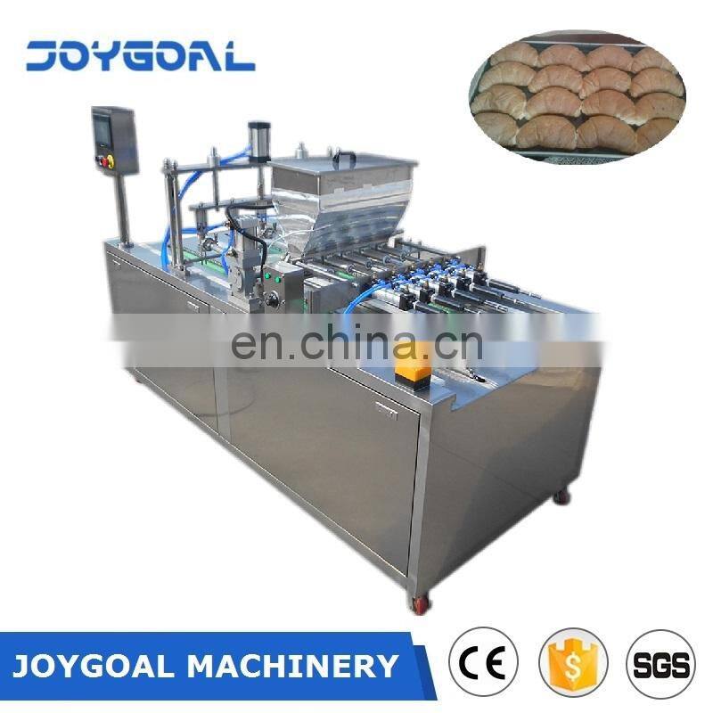 Shanghai machinery JOYGOAL new design automatic croissant cream filling machine
