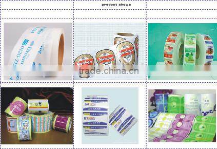 PVC clear wine bottle labels/stickers/ high-quality adhesive labels