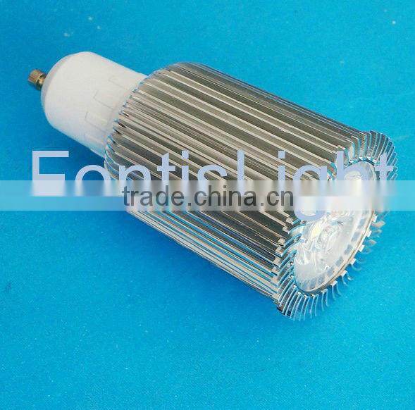 6W GU10 Bulb LED spotlight good for heat dissipation