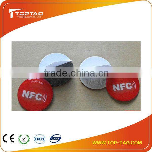 13.56Mhz Round Epoxy Rfid Tag with Chip NTAG203