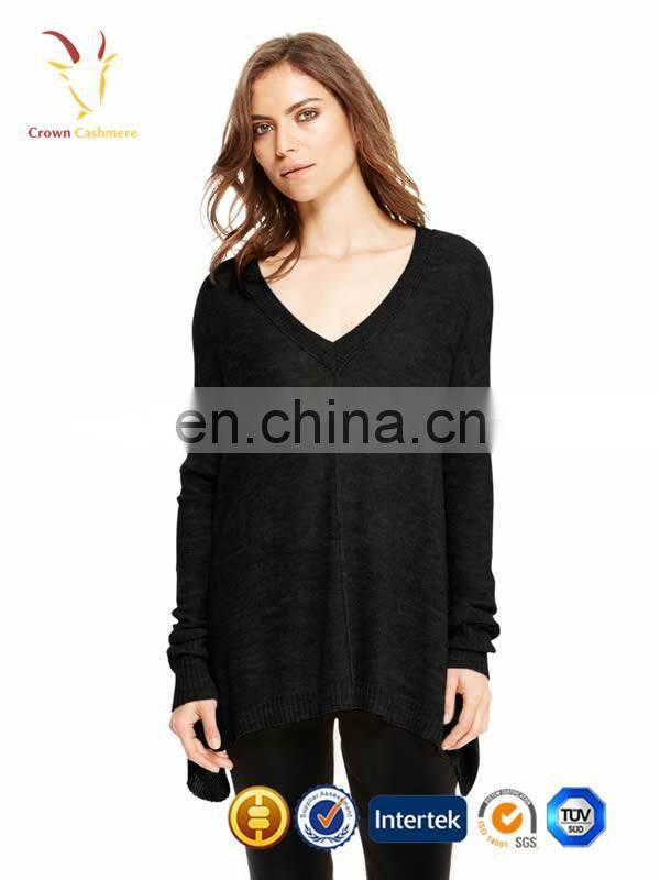 V Neck Popular Pure Cashmere Nice Sweaters for Woman