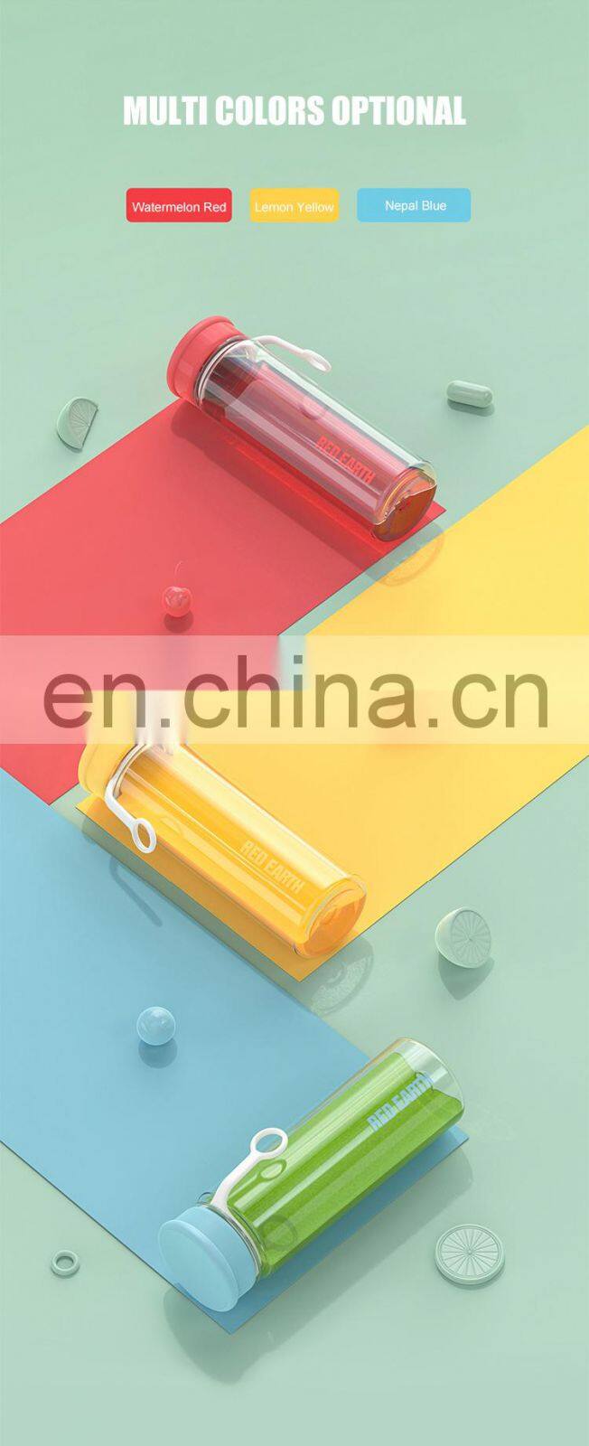 Gint 400ML Durable Light Weight Portable Handgrip Baby Drinking Plastic Tritan Water Bottle for Baby