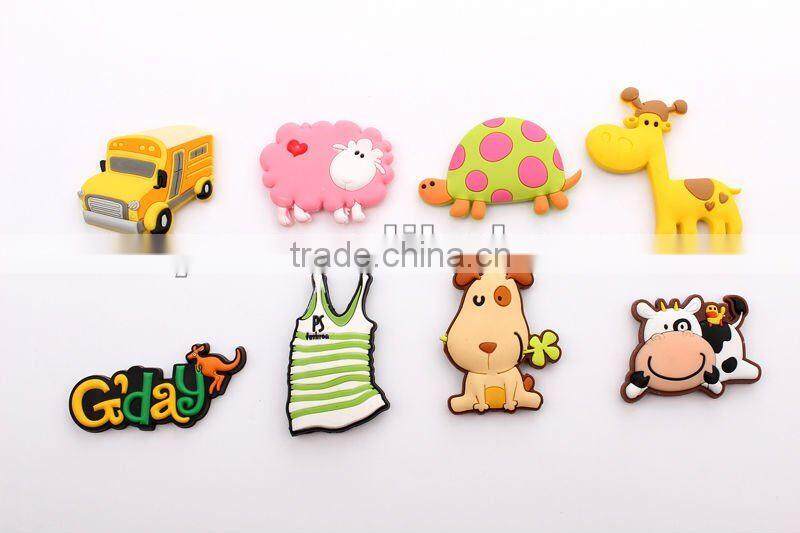 Car shape soft pvc fridge magnet