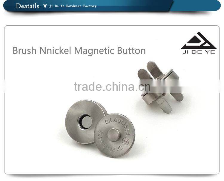 Magnetic buttons for women bag accessories