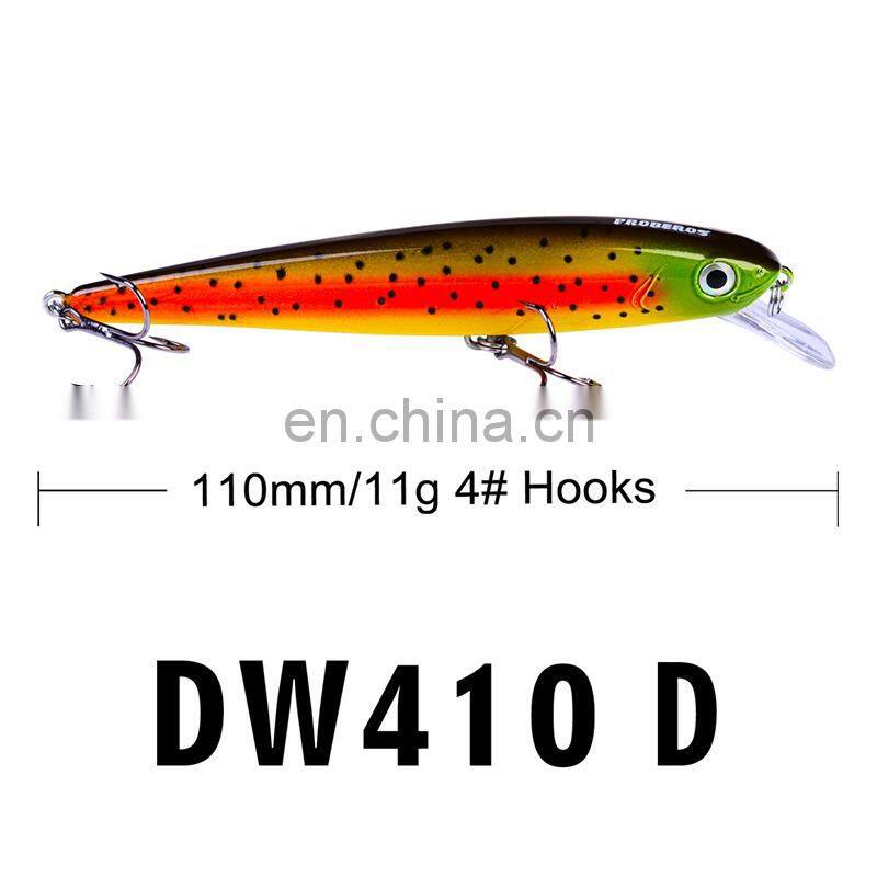 New floating lureABSPlastic artificial bait11cm/11gsea fishing lure hard bait lure segment minnow trout lure