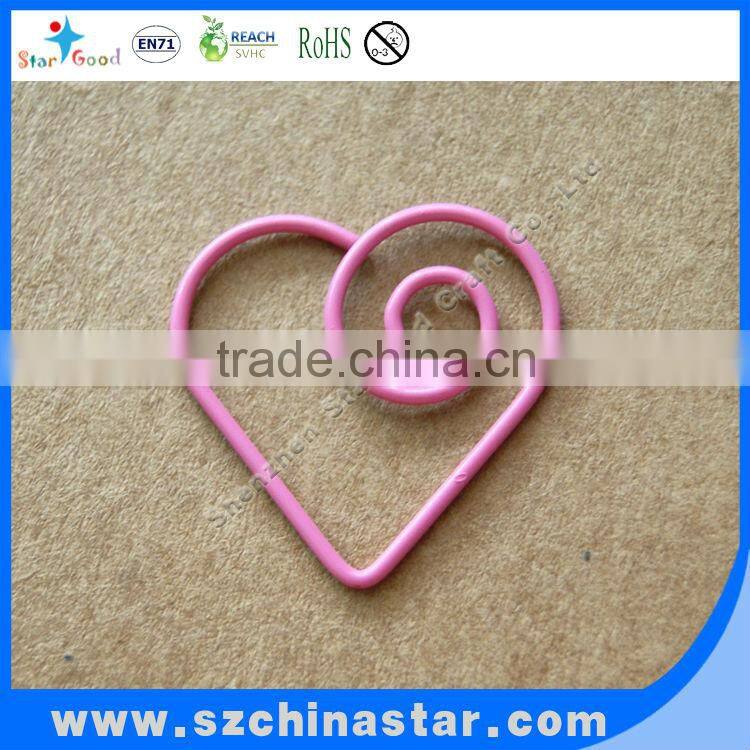Factory Promotions Beautiful spiral paper clips