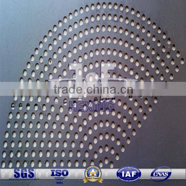 round hole galvanized perforated metal mesh/punched metal mesh