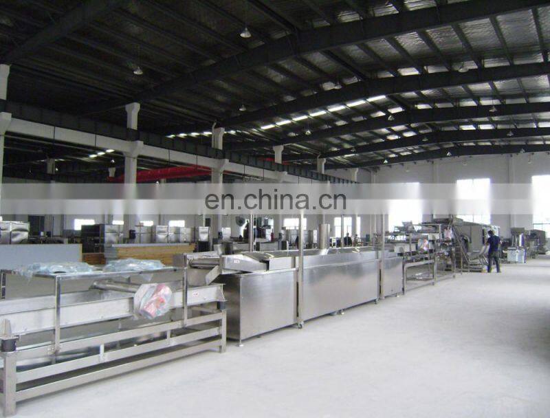 Automatic industrial frozen french fries making machine auto commercial frozen potatoes produce machines cheap price for sale