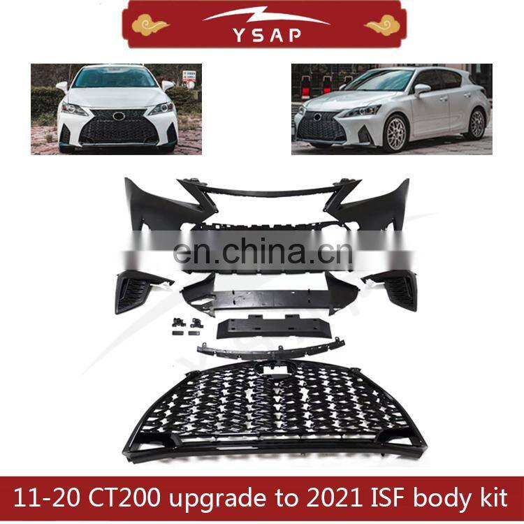 Competitive price upgrade kit for 2011-2020 CT200 facelift to 2021 ISF body kit