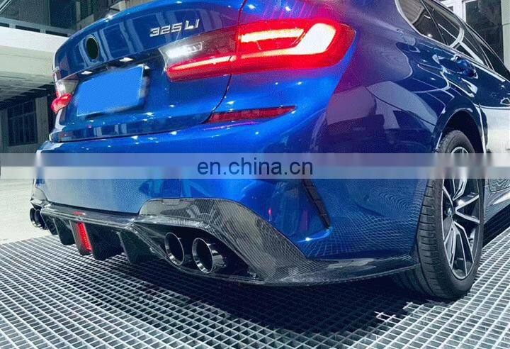Runde Top Ranking Quality Carbon Fiber For 2020 New BMW 3Series G20 G28 Body Kit Front Lip Rear Lip Side SKirt Spoiler Exhaust