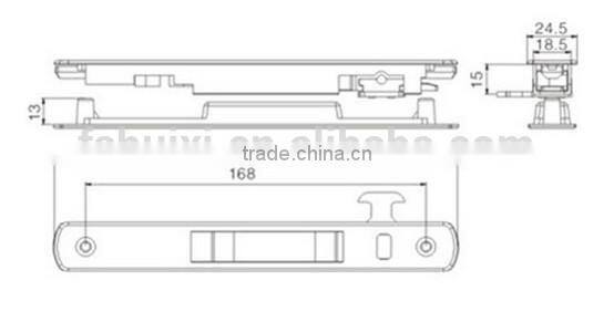 TS008B good quality aluminum sliding window accessories