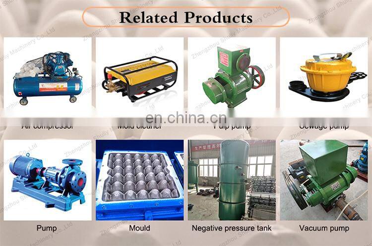 customized egg tray fruit tray pressing machine pulp mold machine making egg trays