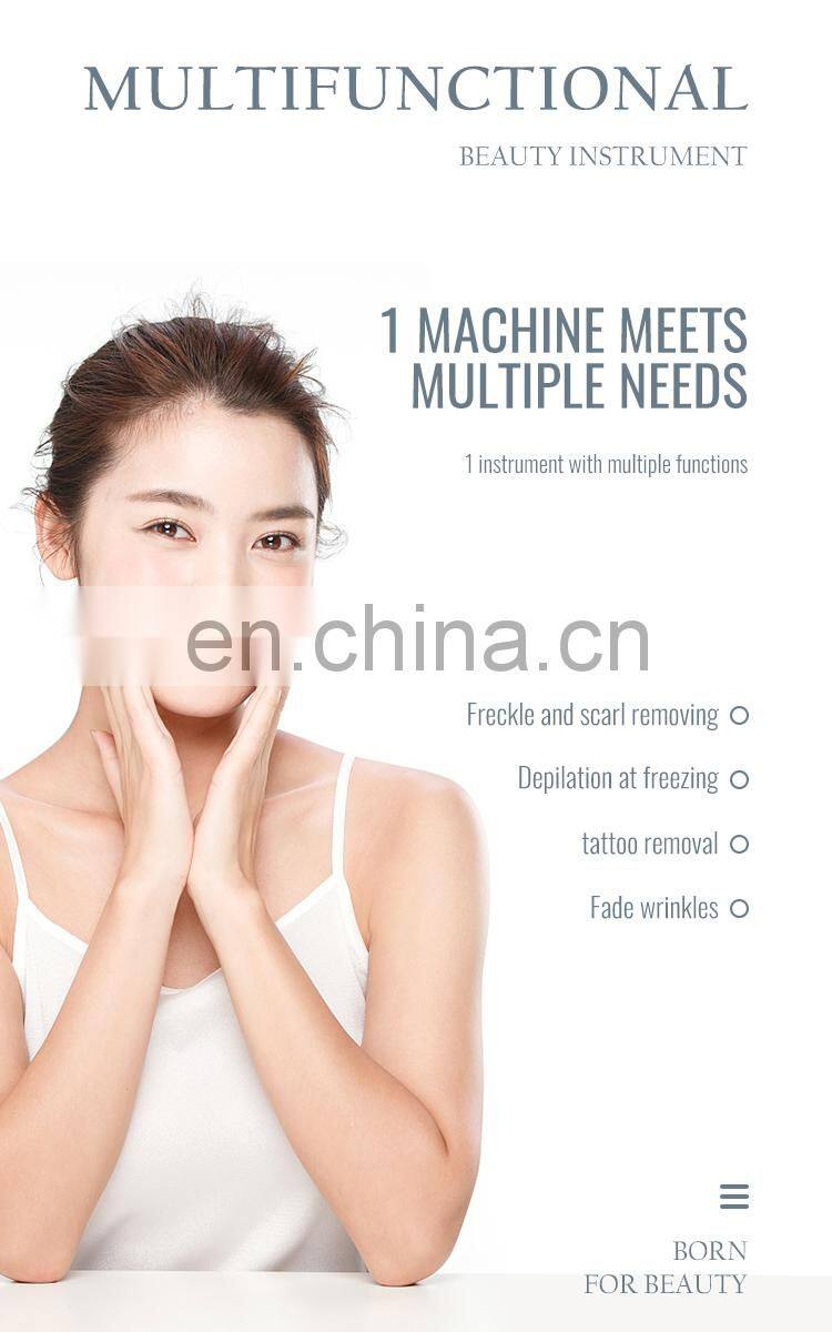 Multifunction beauty machine 3 in 1 laser elight ipl opt rf nd Yag Laser Tattoo removal