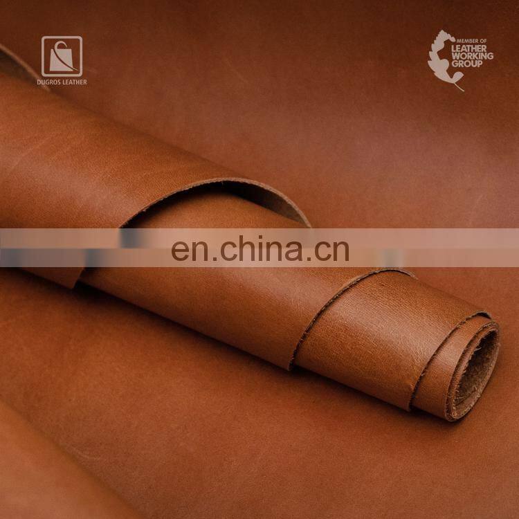 Exporter and Supplier of Huge Demand on Full Grain Sustainable 1.5 mm Thickness Vegetable Tanned Genuine Leather