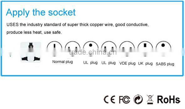 2016 Top Quality Multifunction Usage 6 ports usb wall charger mobile phone accessories