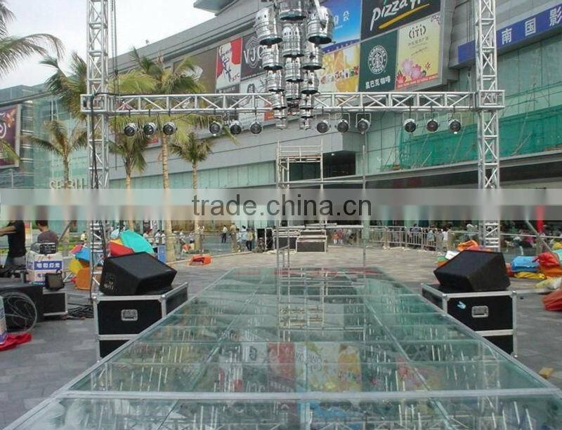 fashional glass stage for T-Show